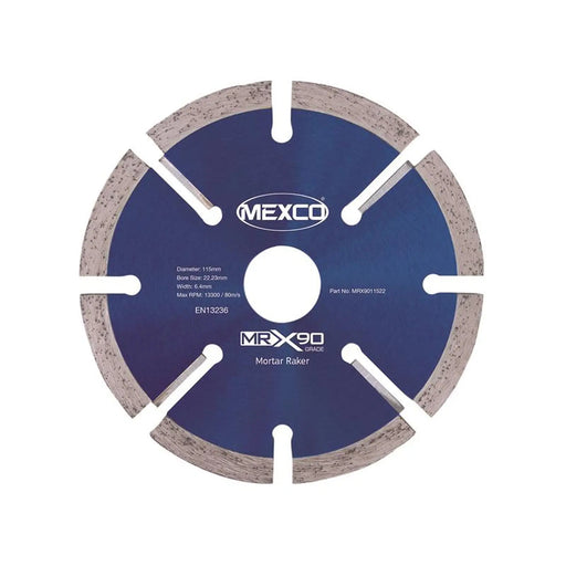 MEXCO - X90 Grade Mortar Raking Diamond Blade 115 x 22mm