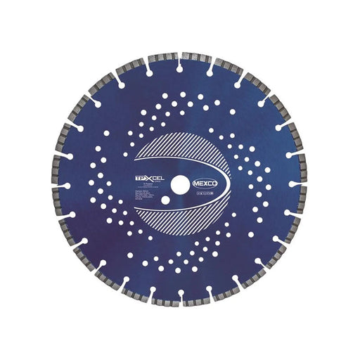 MEXCO - XCEL Grade Tri-Purpose Diamond Blade 350 x 25.4mm