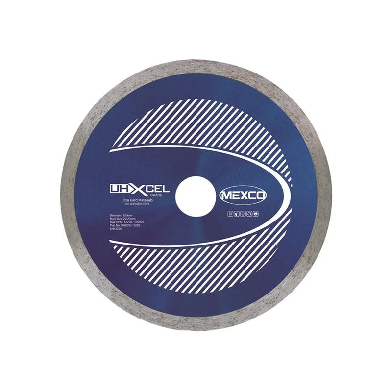 MEXCO - UHXCEL Ultra Hard Materials Diamond Blade 150 x 22mm
