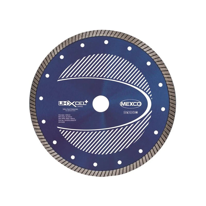 MEXCO - UHXCEL+ Ultra Hard Plus Diamond Blade 230 x 22mm