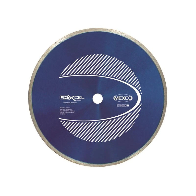 MEXCO - UHXCEL Ultra Hard Materials Diamond Blade 350 x 25.4mm