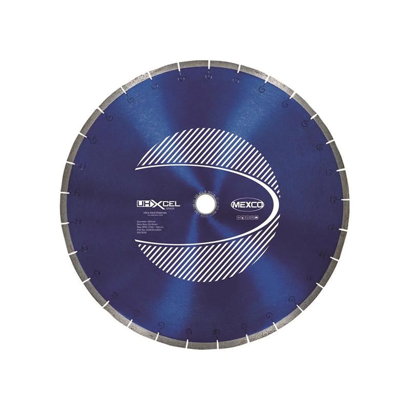 MEXCO - UHXCEL Ultra Hard Materials Diamond Blade 400 x 25.4mm