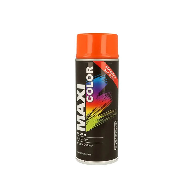 MAXICOLOR - MaxiColor Spray Gloss Pure Orange RAL2004 400ml