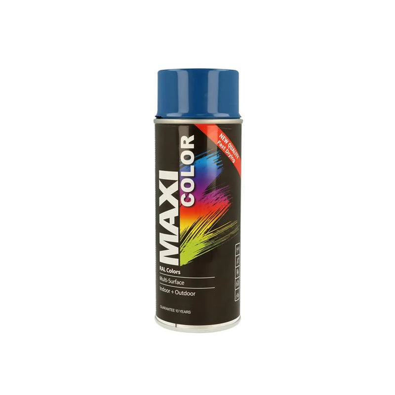 MAXICOLOR - MaxiColor Spray Gloss Genetian Blue RAL5010 400ml