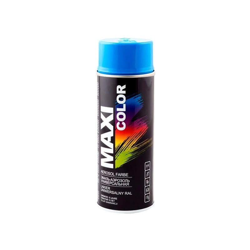 MAXICOLOR - MaxiColor Spray Gloss Sky Blue RAL5015 400ml