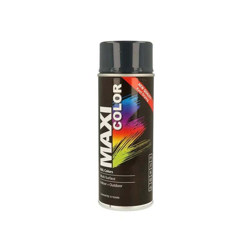 MAXICOLOR - MaxiColor Spray Gloss Anthratice Grey RAL7016 400ml