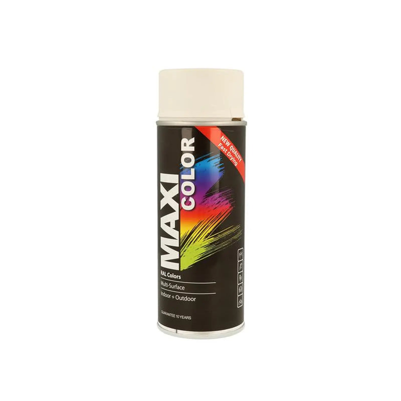MAXICOLOR - MaxiColor Spray Matt White RAL9010 400ml
