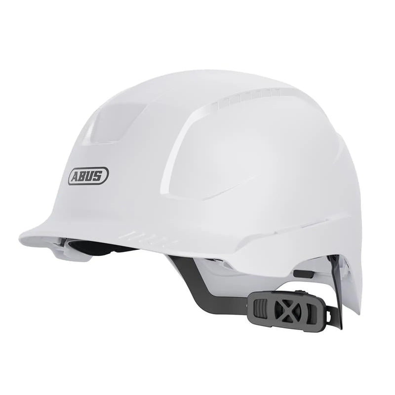 ABUS Mechanical SCATOR-E Non-vented Safety Helmet White