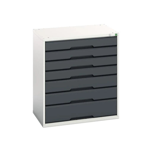 Bott Verso 7 Drawer Cabinet 800 x 900mm Anthracite Grey