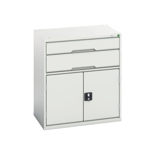 Bott Verso 2 Drawer + Cupboard 900 x 800mm Light Grey