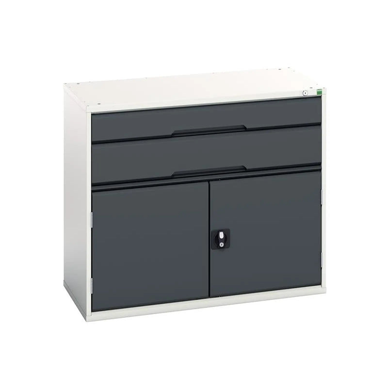 Bott Verso 2 Drawer + Cupboard 900 x 1050mm Anthracite Grey