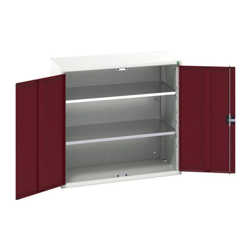 Bott Verso 2 Shelf Cupboard 1050mm Crimson Red