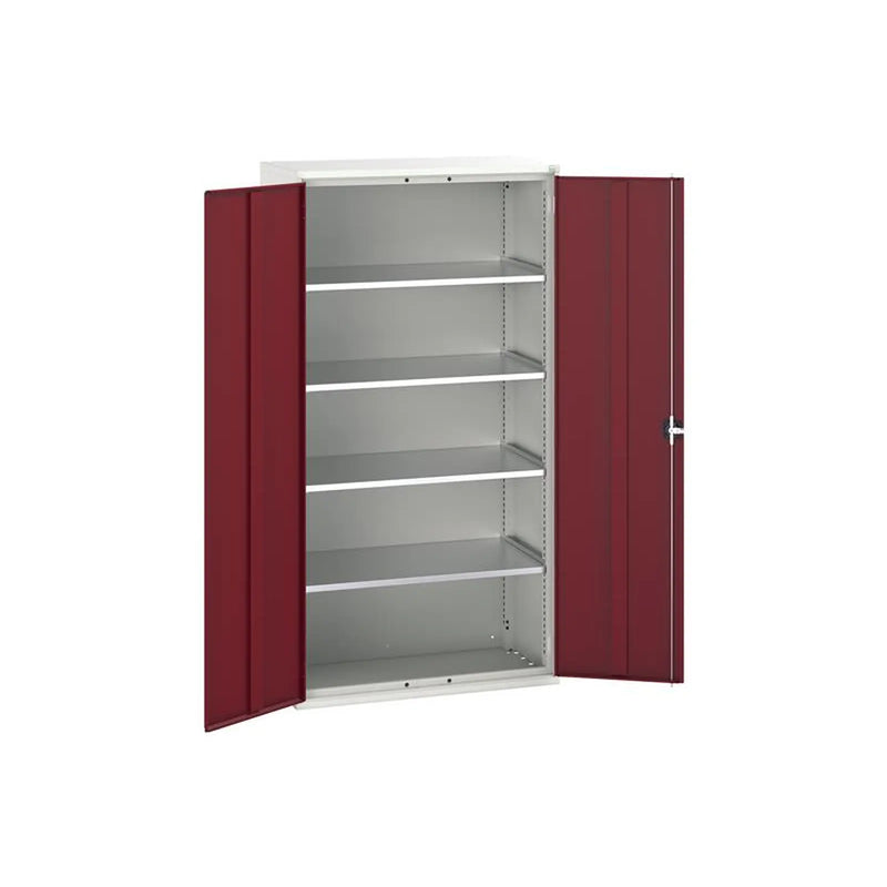 Bott Verso 4 Shelf Cupboard 1050mm Crimson Red