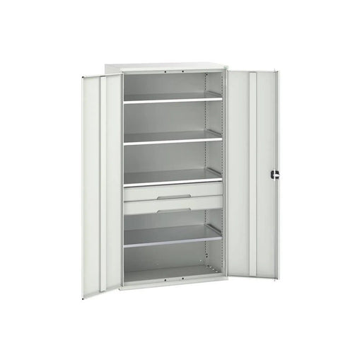 Bott Verso Kitted Cupboard 4 Shelf + 2 Drawer 1050 x 2000mm Light Grey