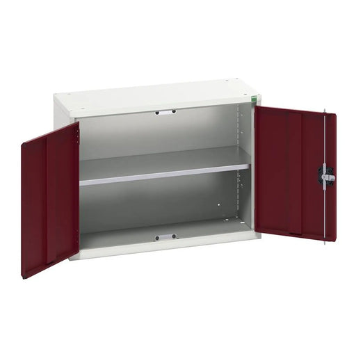 Bott Verso Economy Wall Cupboard 1 Shelf 800mm Crimson Red