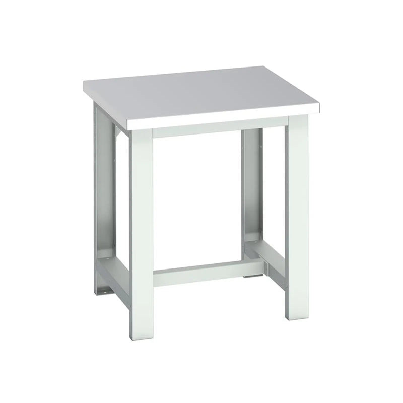 Bott Cubio Basic Bench, Stainless Steel Clad Top 750 x 750mm