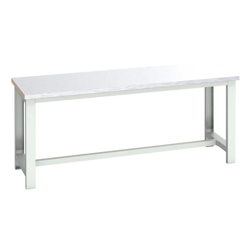 Bott Cubio Basic Bench, Steel Clad Top 2000 x 750mm