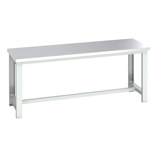 Bott Cubio Basic Bench, Stainless Steel Top 2000 x 750mm