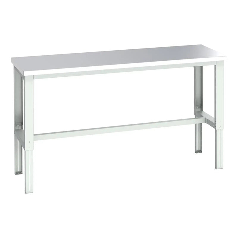 Bott Cubio Adjustable Bench, Stainless Steel Clad Top 2000 x 750mm
