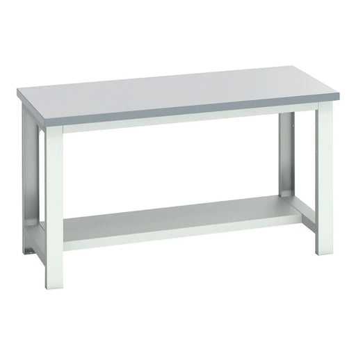 Bott Cubio Bench with Half Shelf, Laminate Top 1500 x 750mm