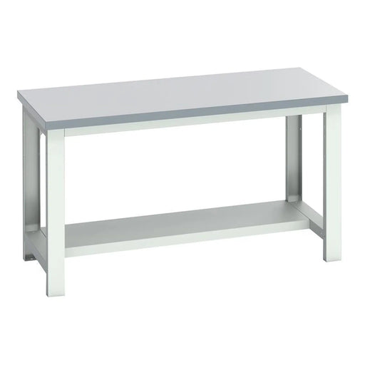 Bott Cubio Bench with Half Shelf, ESD Laminate Clad Top 1500 x 750mm