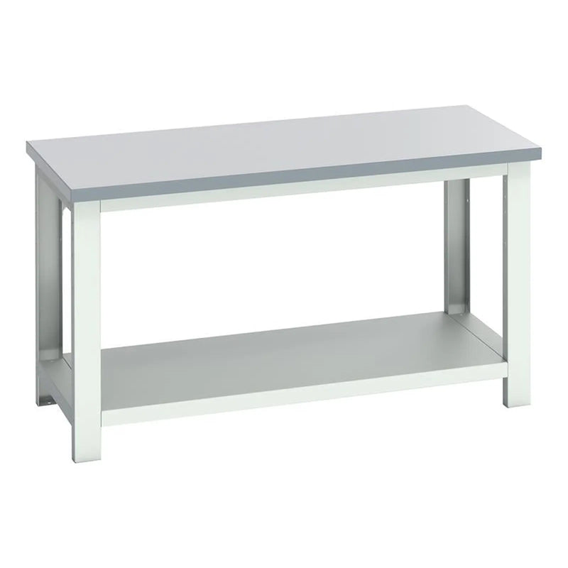 Bott Cubio Bench with Shelf, ESD Laminate Top 1500 x 750mm