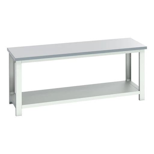 Bott Cubio Bench with Shelf, Laminate Top 2000 x 750mm