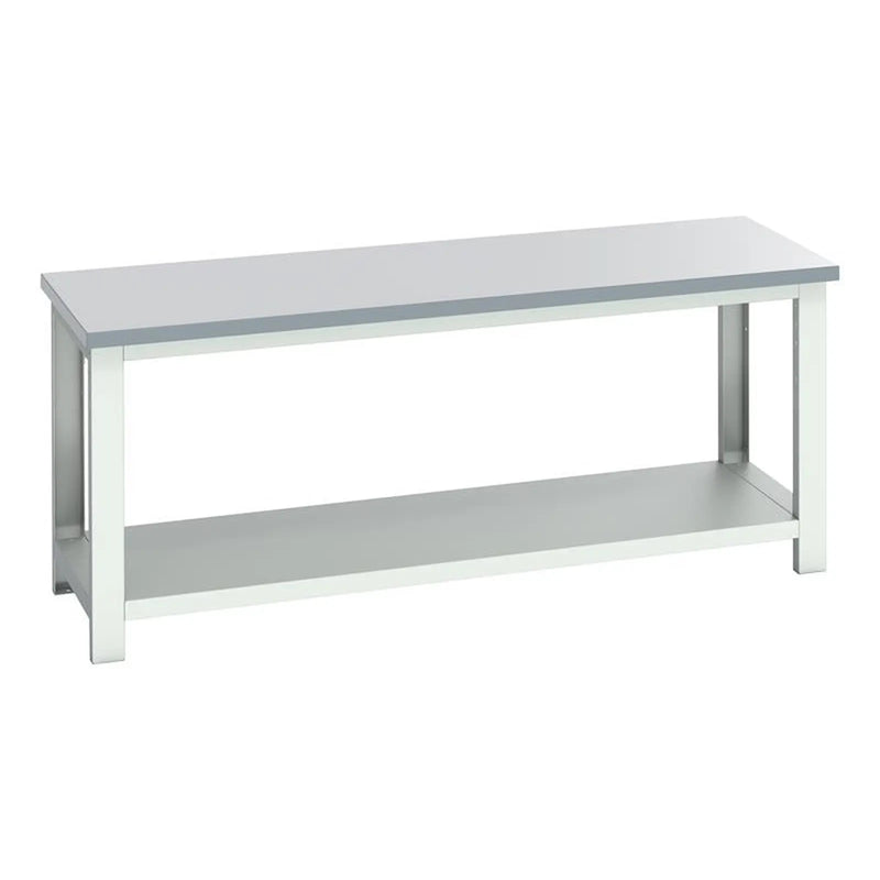 Bott Cubio Bench with Shelf, ESD Laminate Top 2000 x 750mm