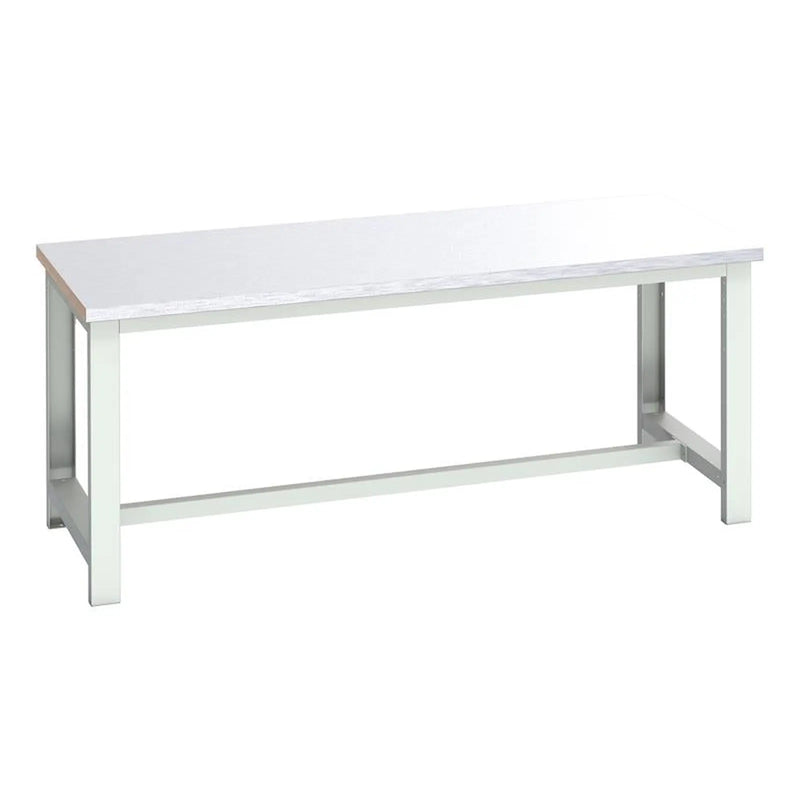 Bott Cubio Basic Bench, Steel Clad Top 2000 x 900mm