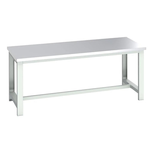 Bott Cubio Basic Bench, Stainless Steel Top 2000 x 900mm