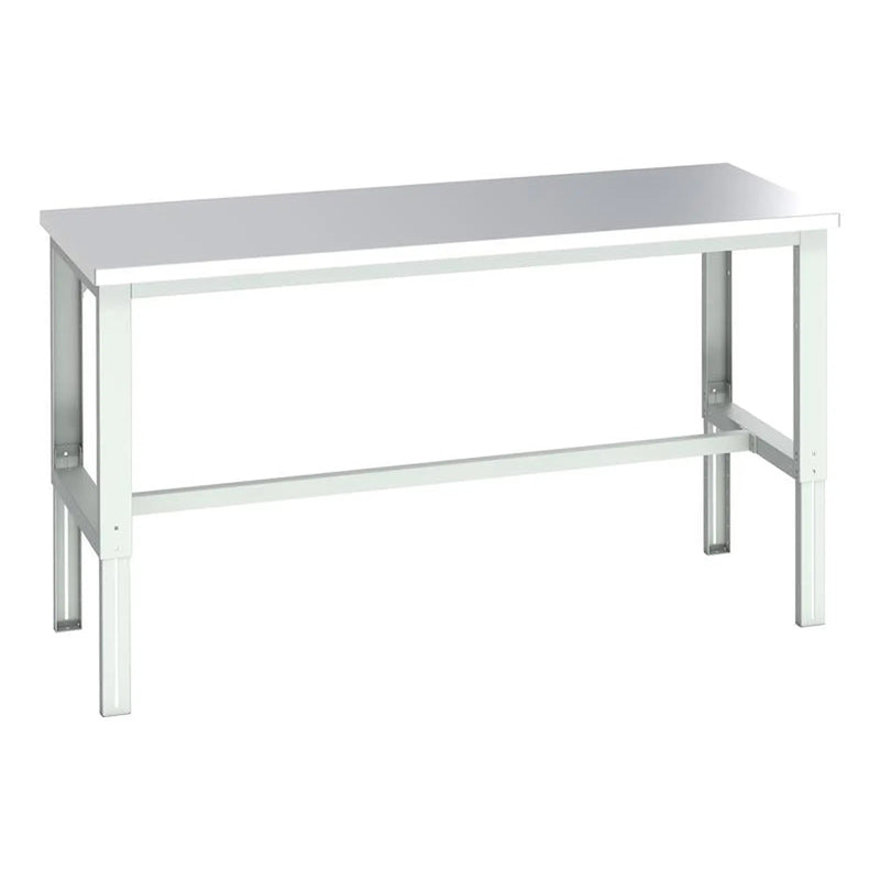 Bott Cubio Adjustable Bench, Stainless Steel Clad Top 2000 x 900mm