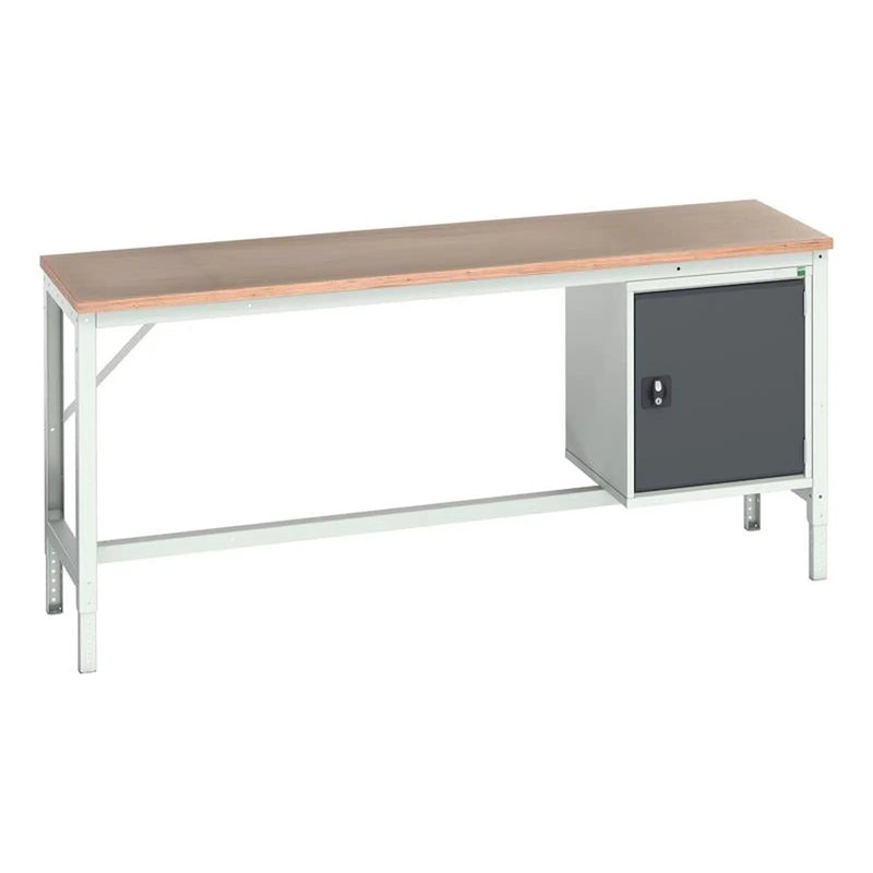 Bott Verso Bench with Cupboard, mpx Top 2000 x 600mm