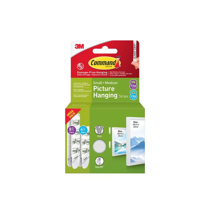 Command™ Picture Hanging Strips Small and Medium, Value Pack