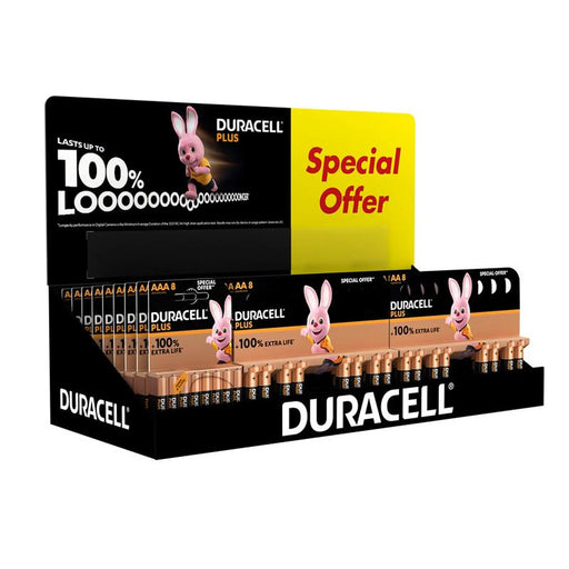 Duracell Battery Small CDU Display (10 x AAA &amp; 24 x AA Packs)