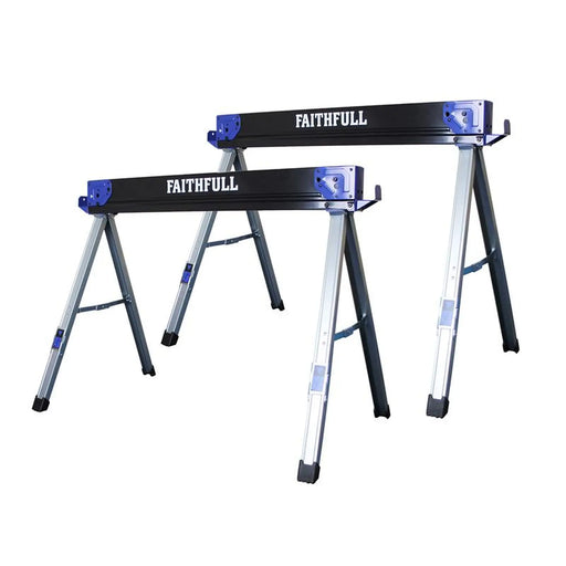 Faithfull Folding Saw Horse - Pair