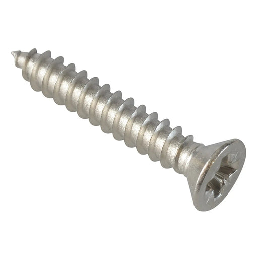 ForgeFix Self-Tapping Screw Pozi Compatible CSK A2 SS 3/4in x 8 ForgePack 30