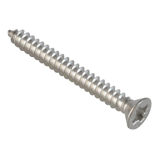 ForgeFix Self-Tapping Screw Pozi Compatible CSK A2 SS 1.1/2in x 8 ForgePack 12