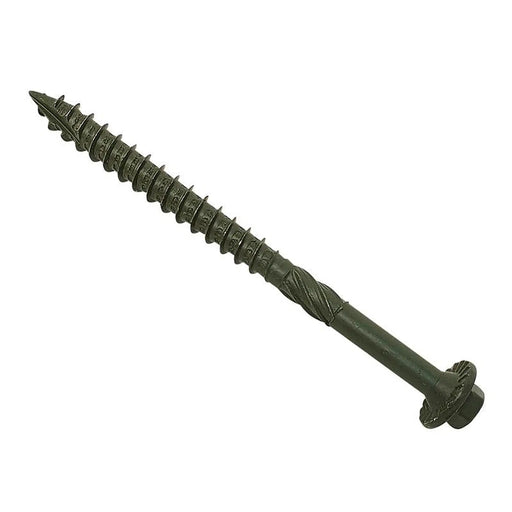 ForgeFix Timber Fixing Screws Green Treated 6.3 x 100mm Bag 20