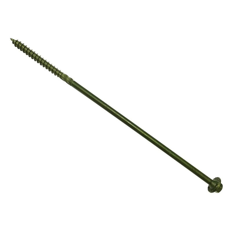 ForgeFix Timber Fixing Screws Green Treated 6.3 x 250mm Bag 20