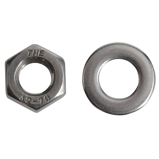 ForgeFix Hexagonal Nuts & Washers A2 Stainless Steel M8 ForgePack 12