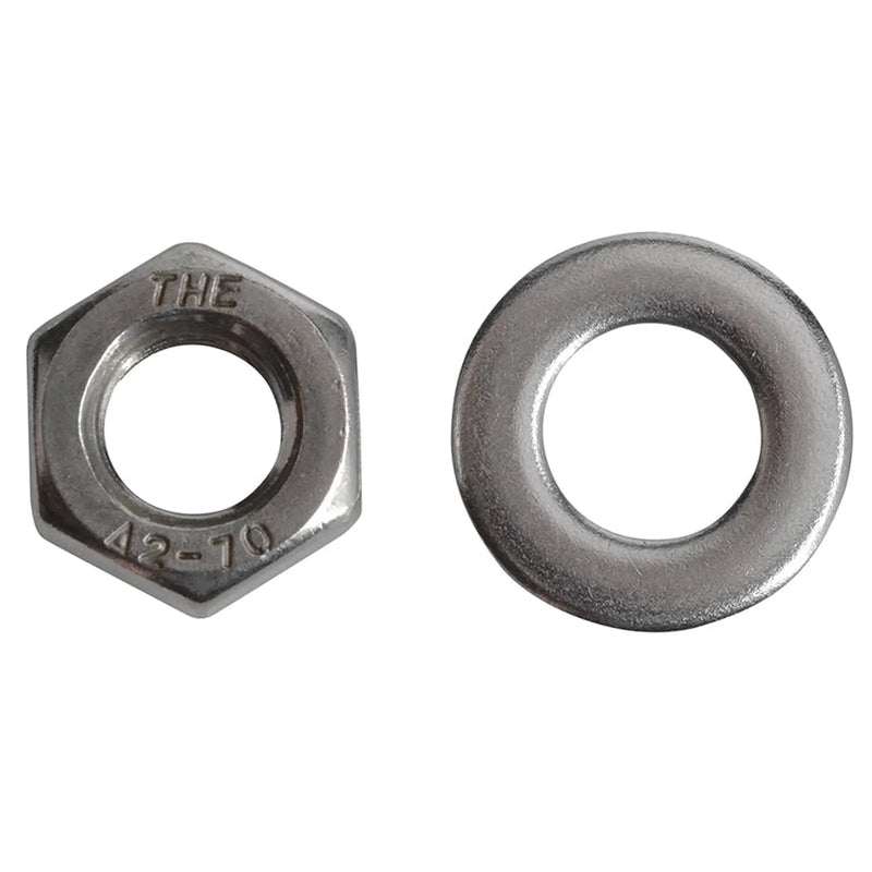 ForgeFix Hexagonal Nuts & Washers A2 Stainless Steel M8 ForgePack 12