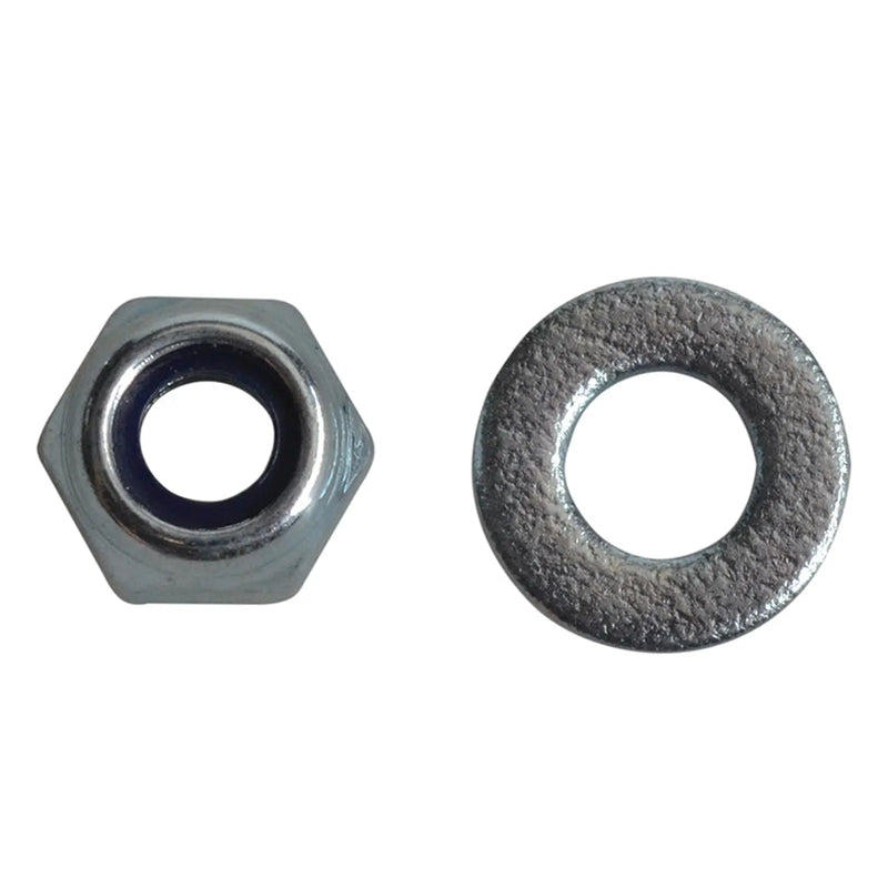 ForgeFix Nyloc Nuts & Washers Zinc Plated M4 ForgePack 50