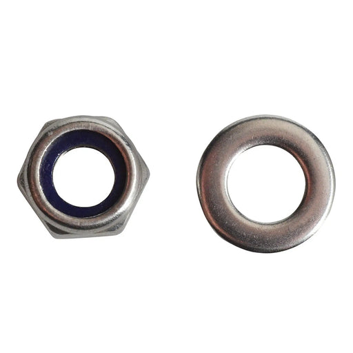 ForgeFix Nyloc Nuts & Washers A2 Stainless Steel M6 ForgePack 20