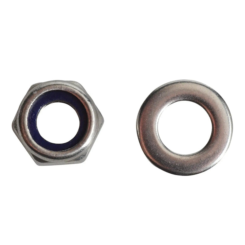 ForgeFix Nyloc Nuts & Washers A2 Stainless Steel M6 ForgePack 20