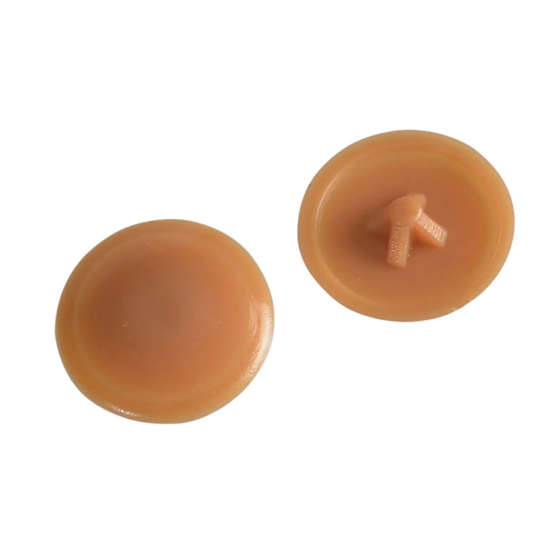 ForgeFix Pozi Compatible Cover Cap Light Brown No.6-8 Forge Pack 50