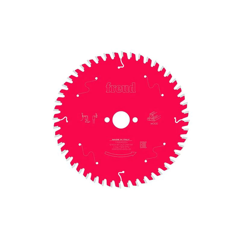 Freud Wood Circular Saw Blade 160 x 20 x 1.8/1.3mm x 48T