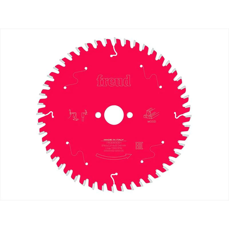 Freud Wood Circular Saw Blade 165 x 20 x 1.7/1.3mm x 40T