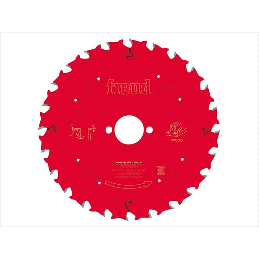 Freud Wood Circular Saw Blade 190 x 30 x 2.4/1.6mm x 24T