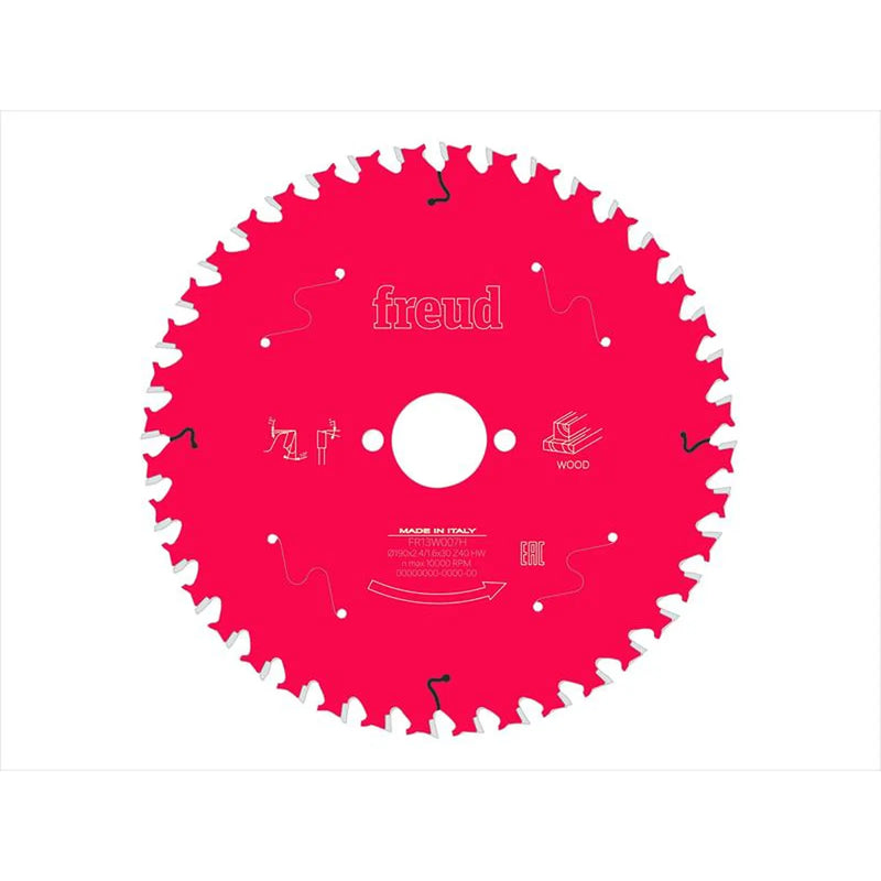 Freud Wood Circular Saw Blade 190 x 30 x 2.4/1.6mm x 40T