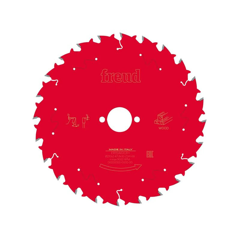 Freud Wood Circular Saw Blade 210 x 30 x 2.4/1.8mm x 24T